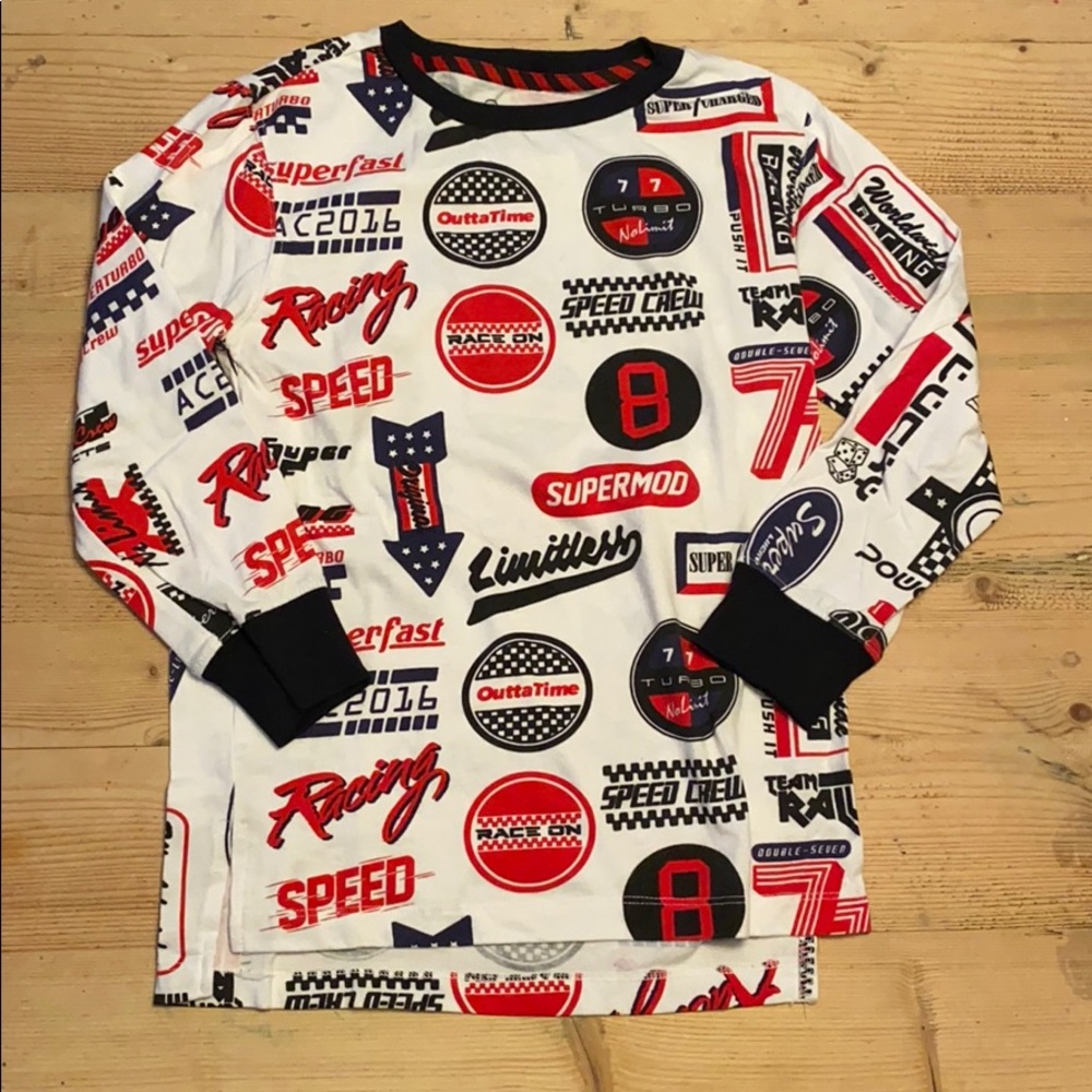 Art Class boys all over print LS tee sz 6/7